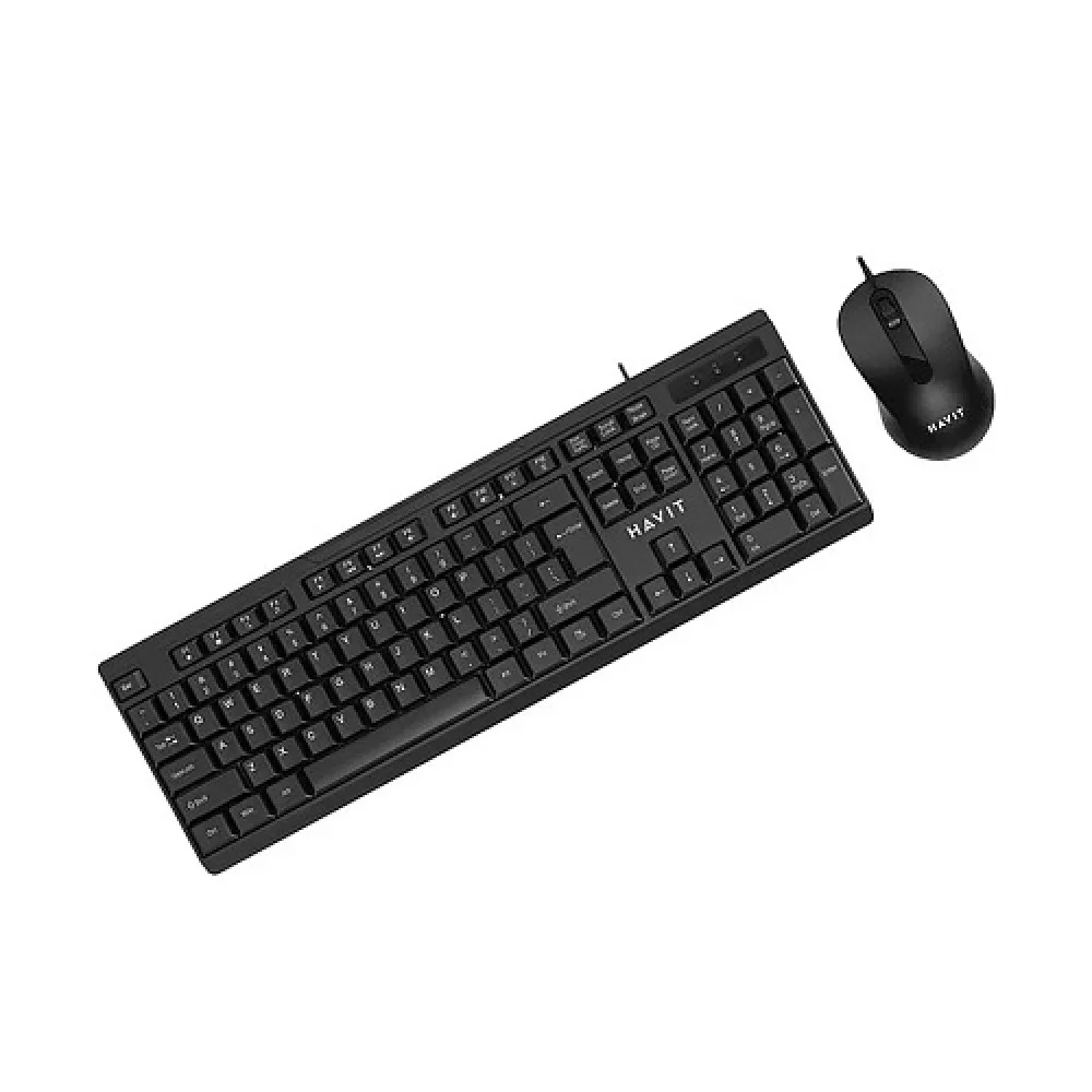 Havit KB270CM Black Wired Keyboard & Mouse Combo With Bangla