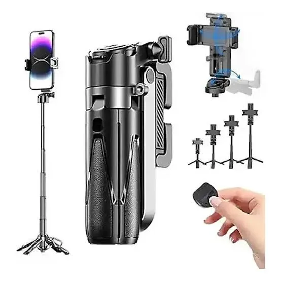 Jmary Mini Selfie Stick with Bluetooth Remote (MT-18)
