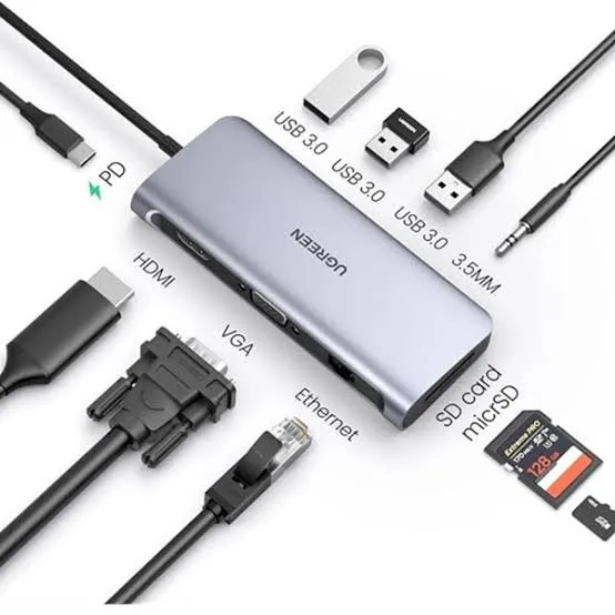 UGREEN 10 in 1 USB C Hub Adapter